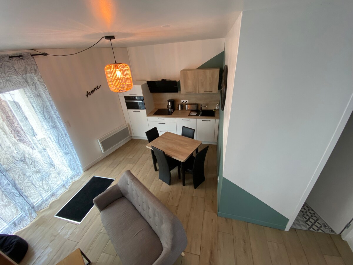「Chez Ninon」小屋，卢瓦尔河畔复式公寓