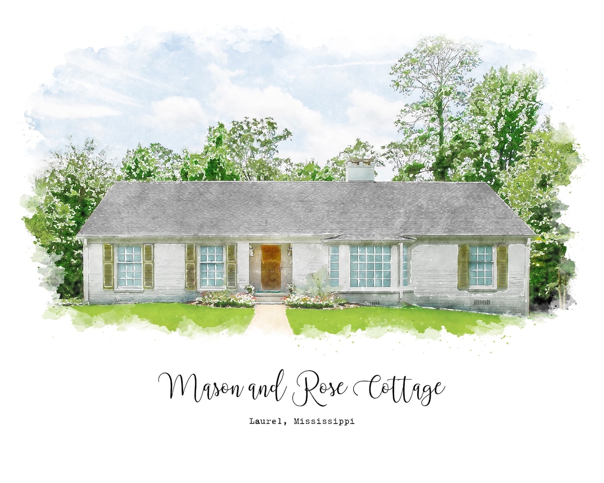 Mason & Rose Cottage - Southern King Bed Retreat