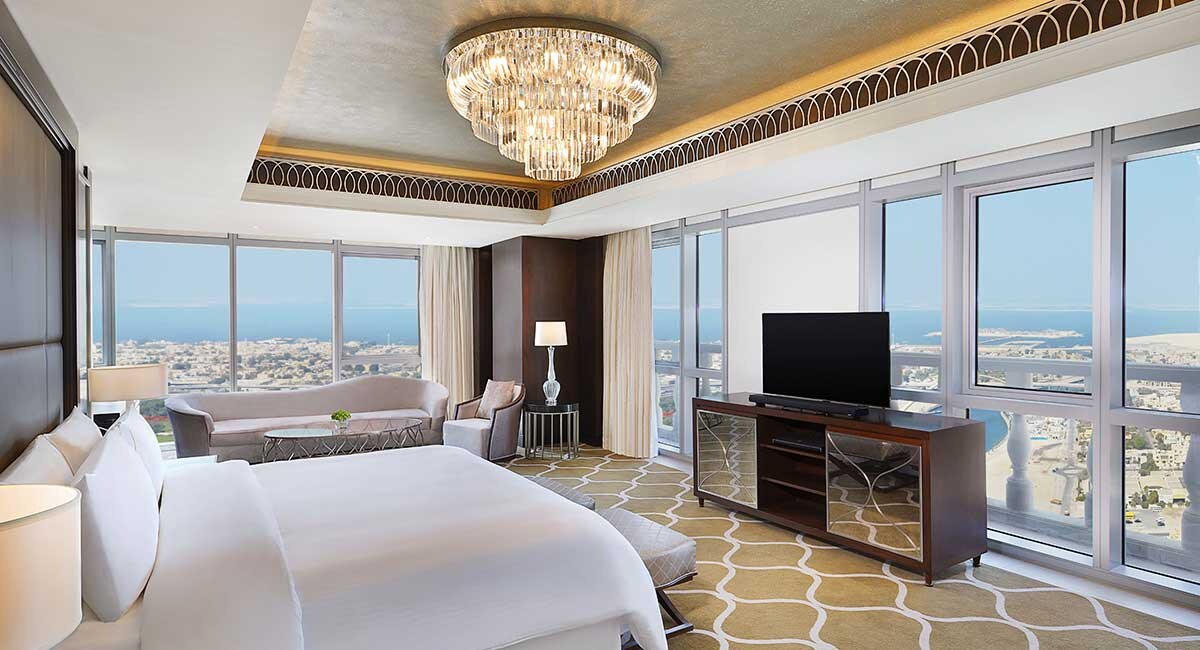 2卧室家庭套房希尔顿酒店Al Habtoor CITY