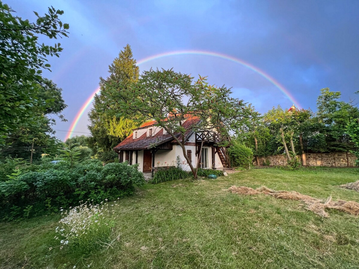 Quiet cottage in the heart of the Polish Lakes