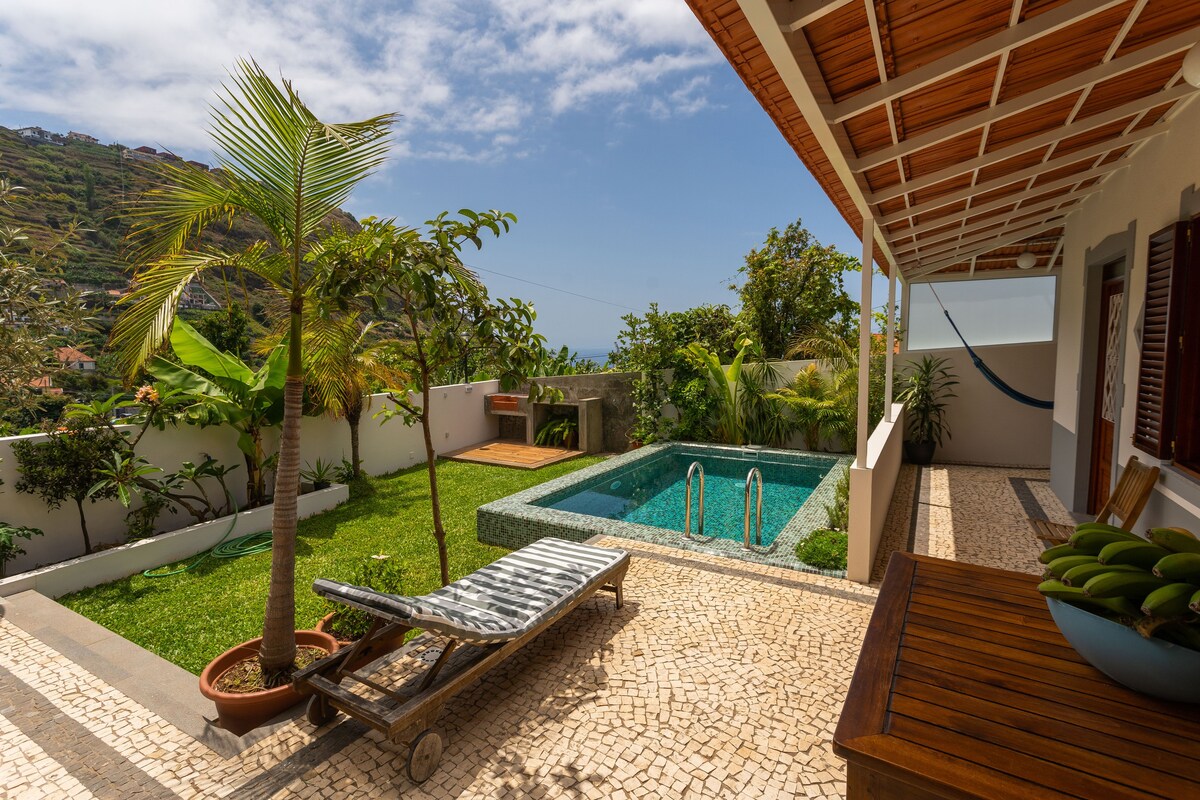 Casa das Amoreiras -阳光明媚的2间卧室，带泳池