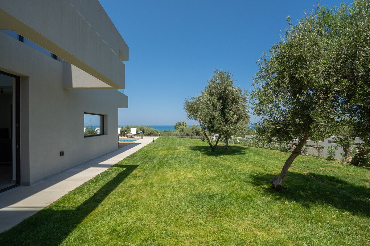 Avra Villa, pirgos-villas, Heated pool, sea view