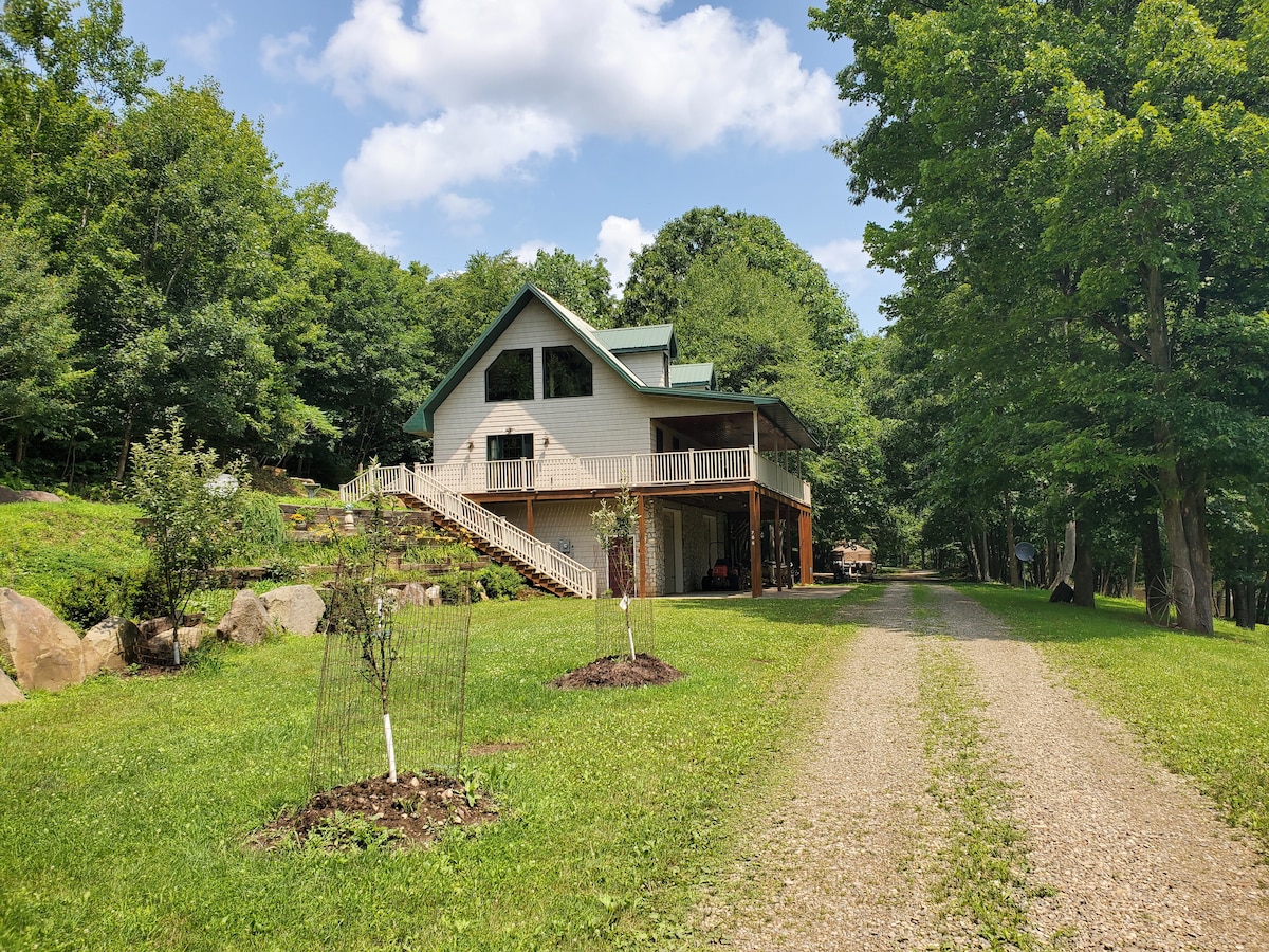 阿勒格尼河畔欢快的3卧室小屋