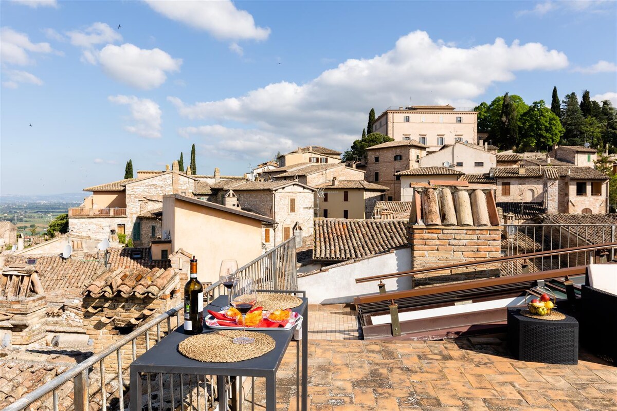 TERRAZZA PANORAMICA ，大露台，空调，电梯