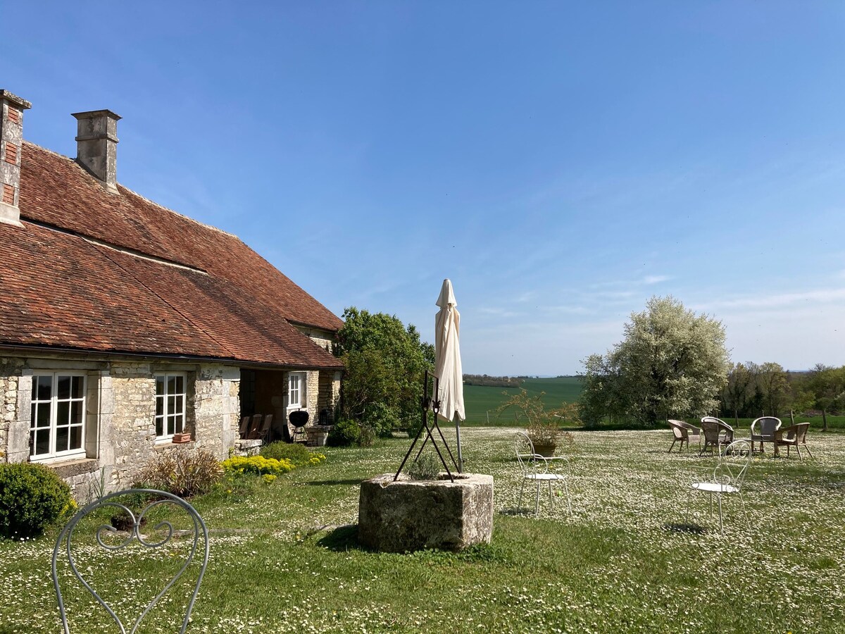 Grande maison familiale, charme, tranquillité, vue