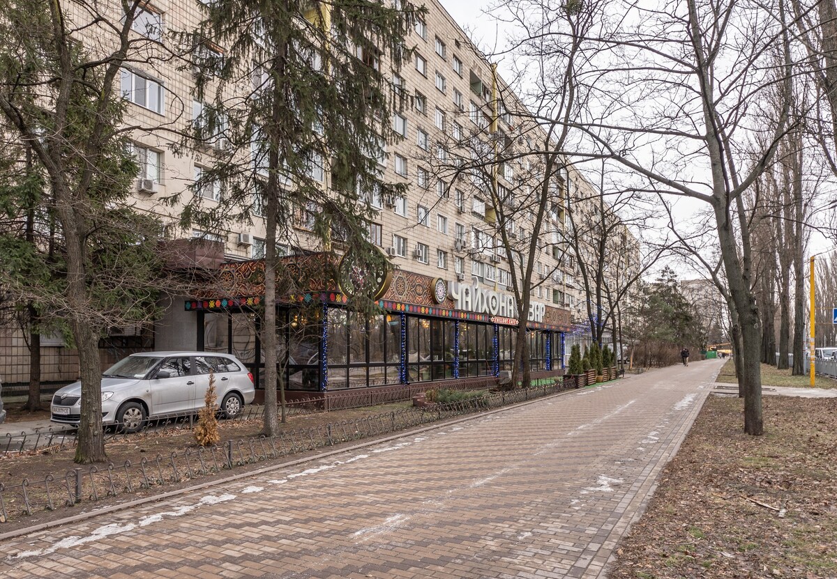 Rusanovskaya堤岸上的舒适公寓
