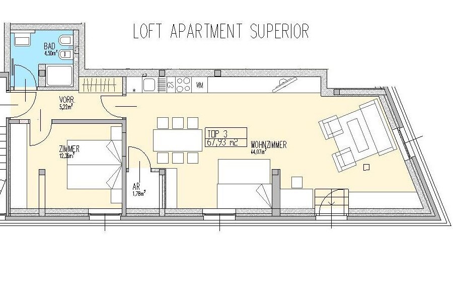 Loft公寓-高级-舒适的70平方米Loft
