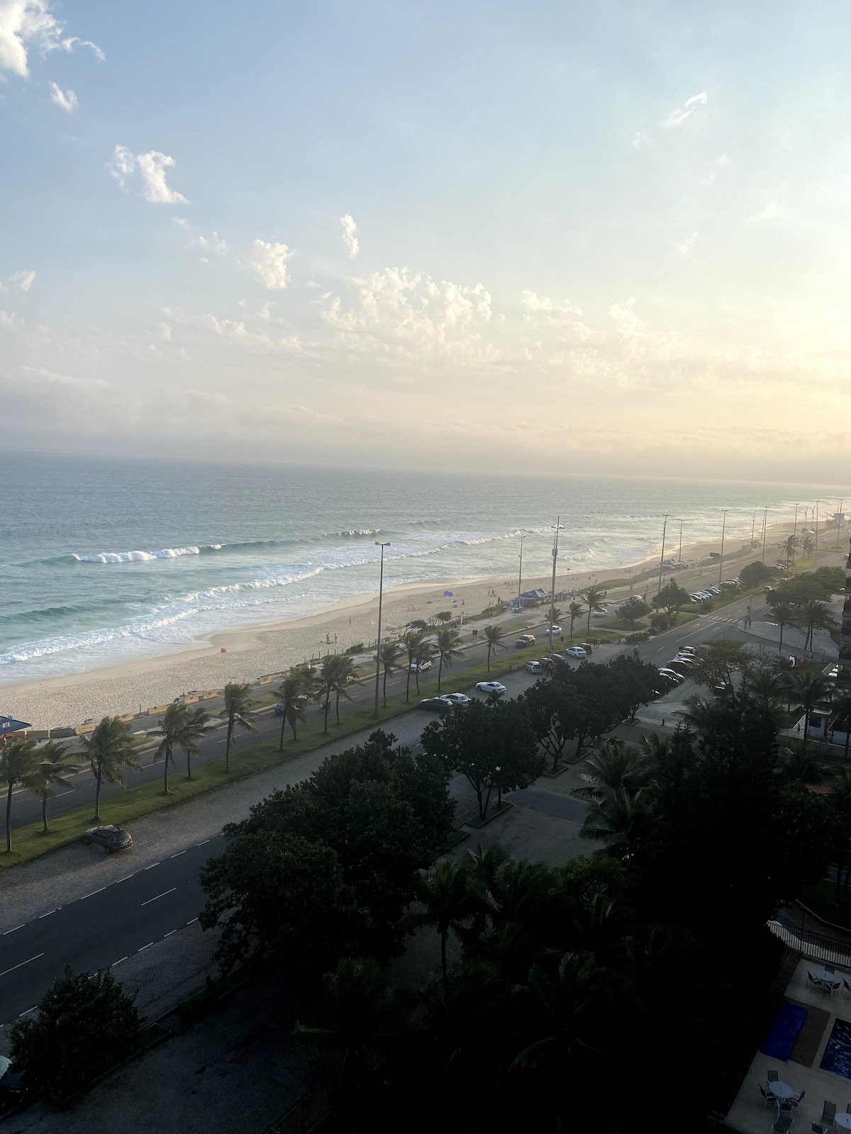最佳公寓前线Barra da Tijuca RJ海滩。