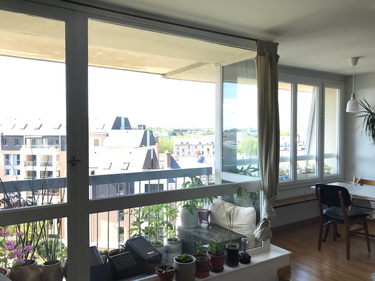 Appartement cosy et  lumineux, centre de Rennes