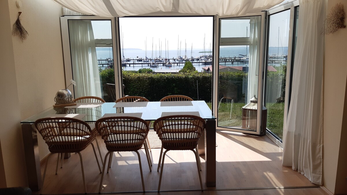 Ferienhaus Heimathafen Rügen mit Wasserblick