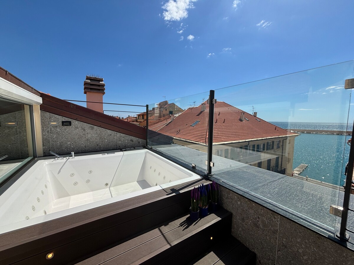 Doria house jacuzzi seaview