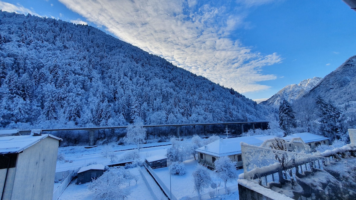 阿尔卑斯山区漂亮的山间公寓