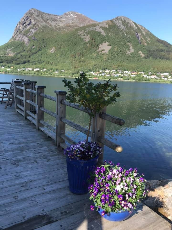 Bryggehus in Meløy on Helgeland. Bodø2024.