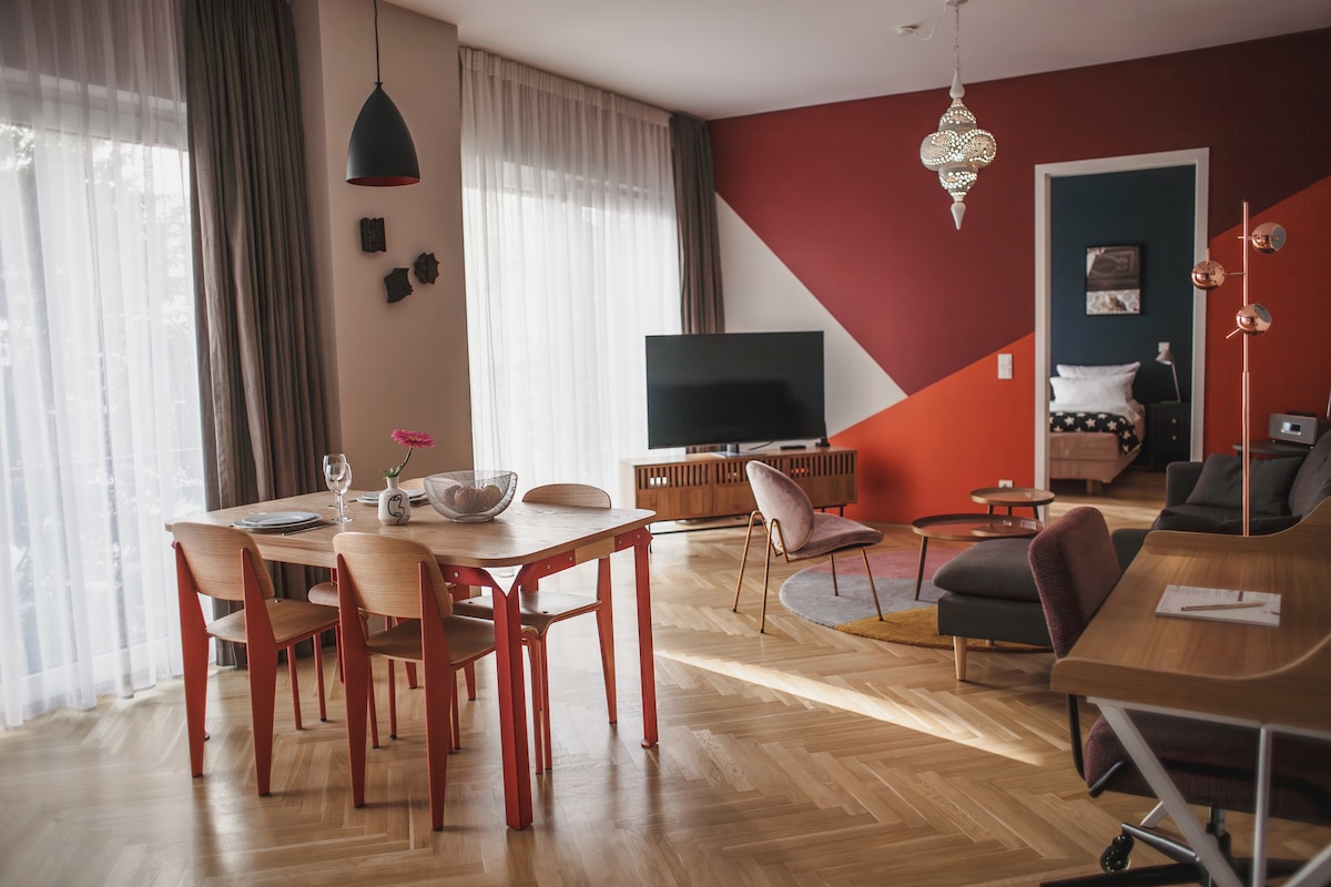 53m² Design One-bedroom Apartment in Mitte