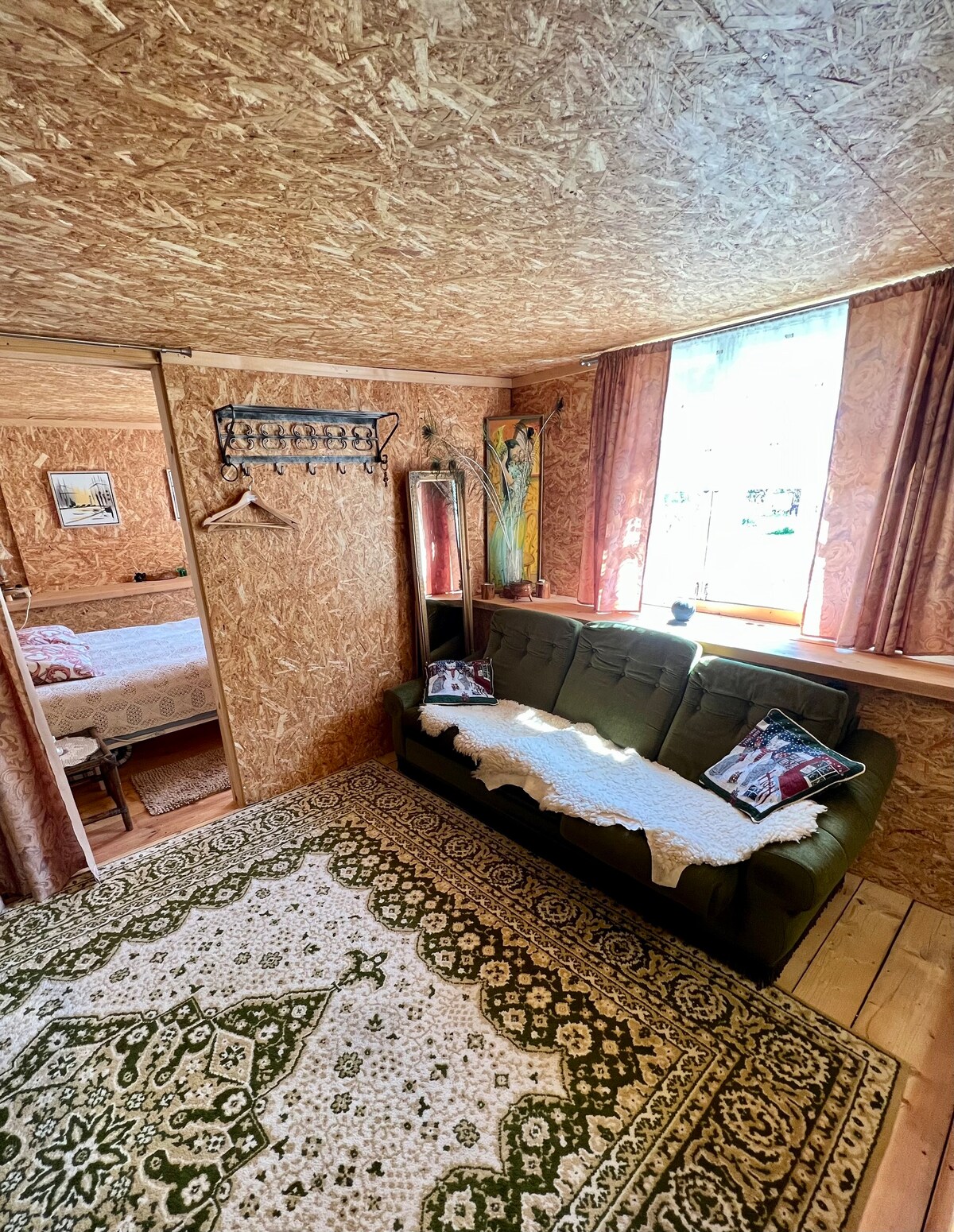 Cheerful wooden cabin at Lahemaa National Park