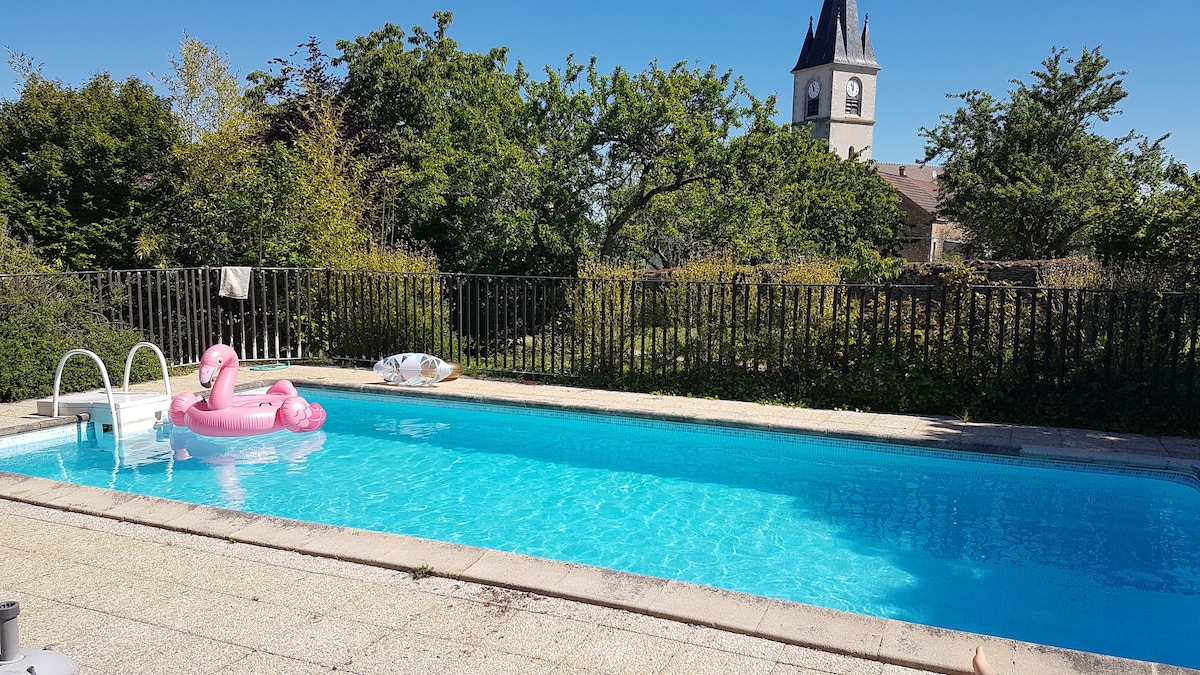 Double gîte rural avec piscine