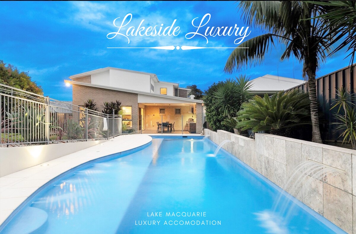 Lakeside Luxury Escape-Spa, Tranquil Pool & Cinema