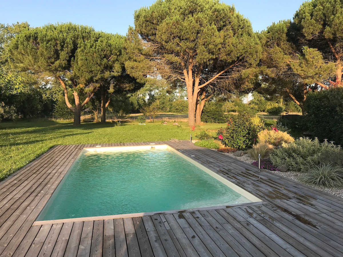 Villa avec piscine sud ouest,