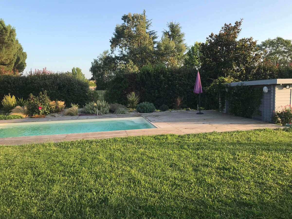 Villa avec piscine sud ouest,