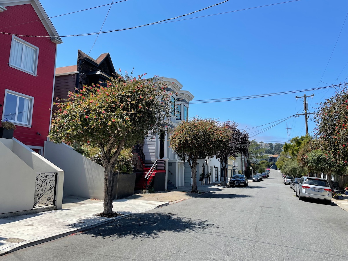 Elegant Noe Valley/Glen Park的独立套房