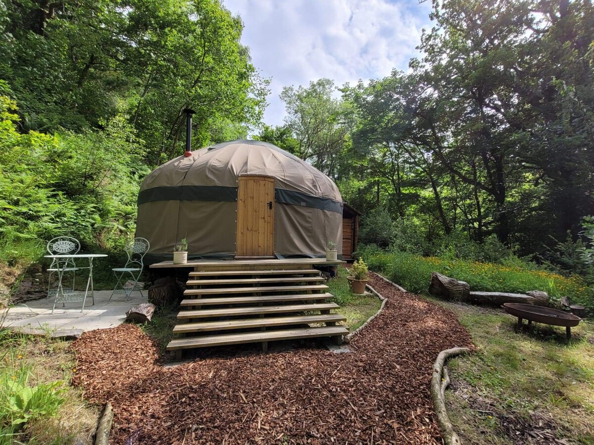Dreamers Hideaway-Tranquil 1 bed yurt in Mid Wales