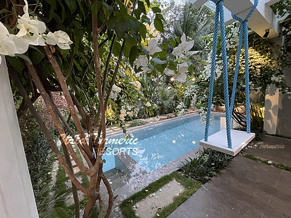 奢华的巴厘岛风格别墅，带私人泳池