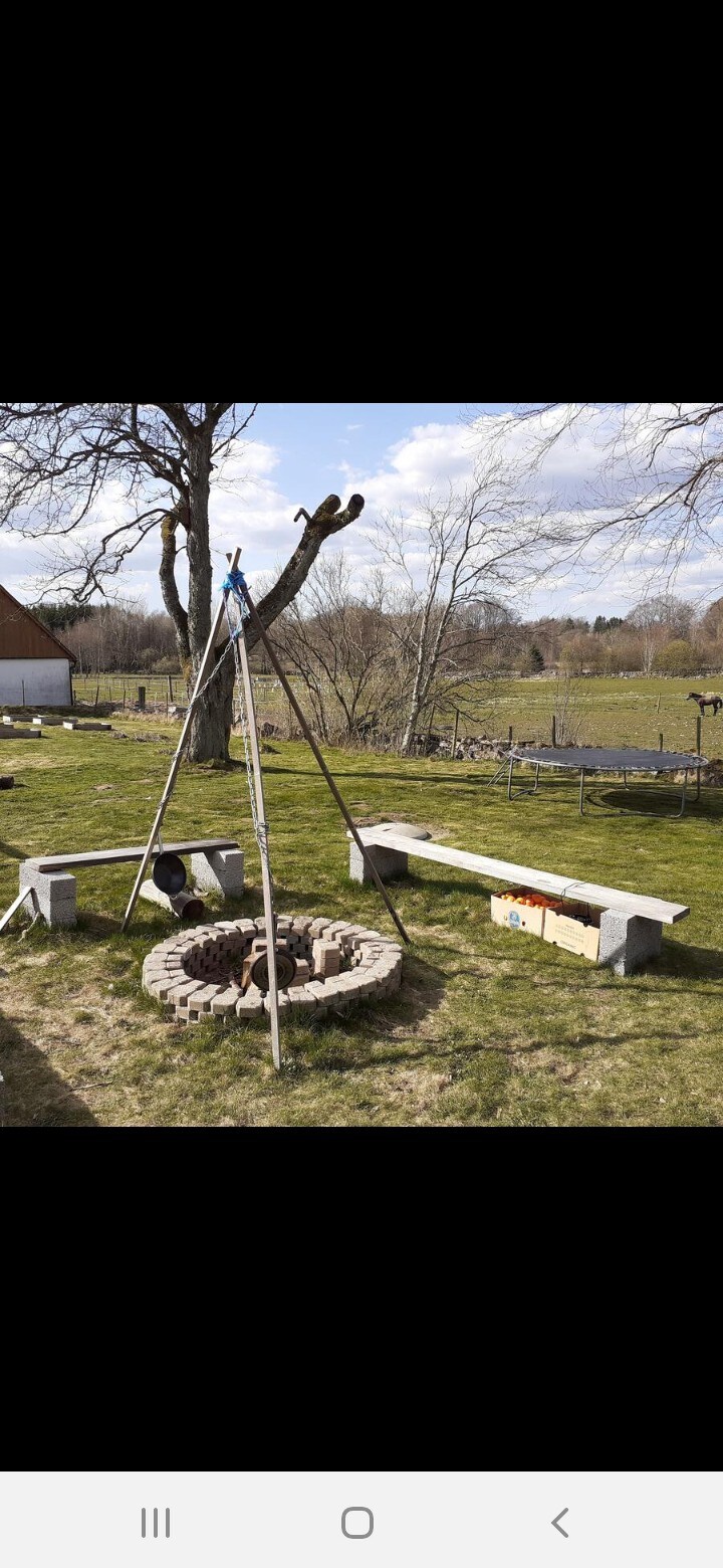 Mysig stuga med två enrumslägenheter