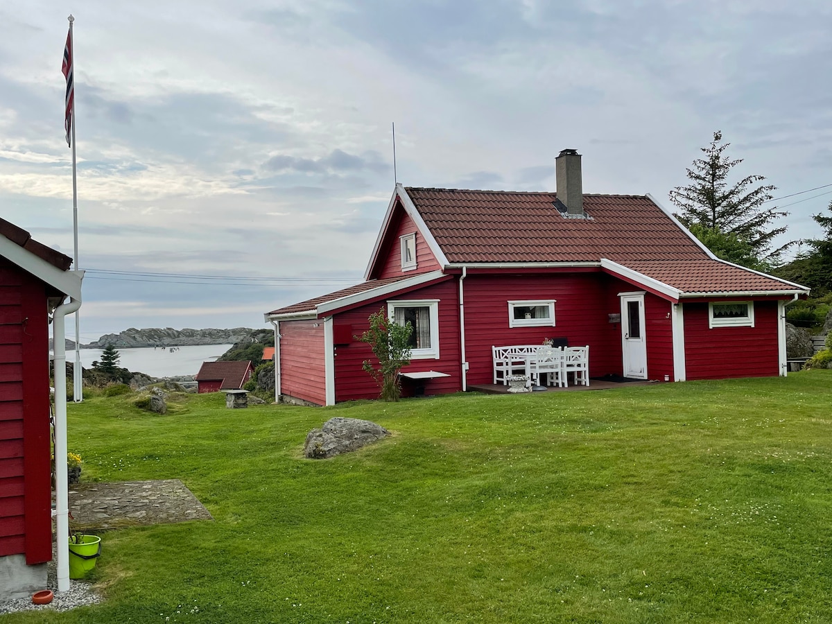 Feriehus med havutsikt