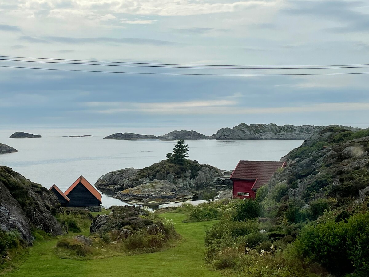 Feriehus med havutsikt