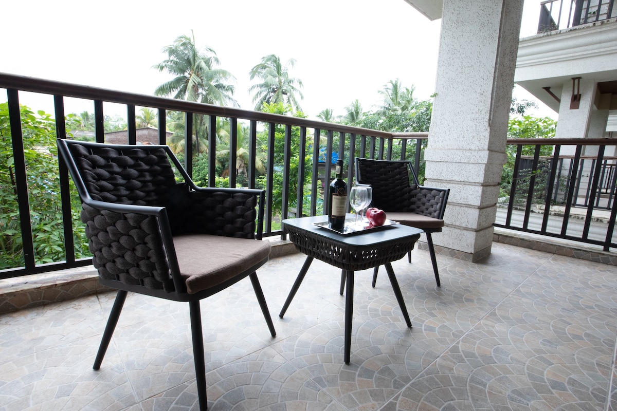 Luxury Modern Apartment in Alibaug | Private Deck