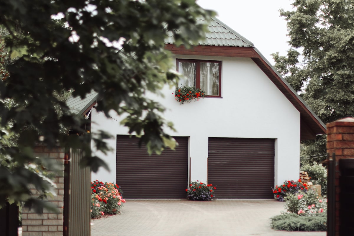 Holiday house with  landscape garden