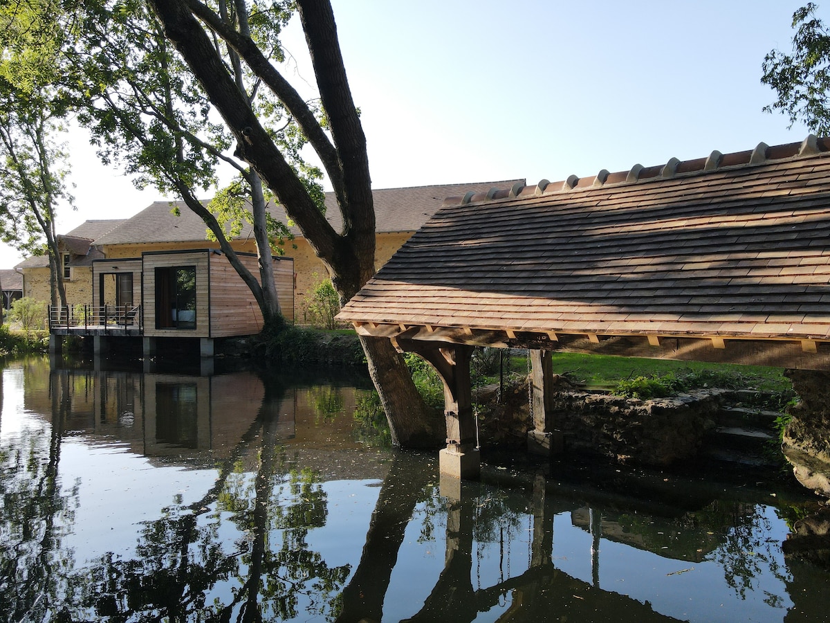 La Cabane du pêcheur SAUNA - Lodges de Bonfruit