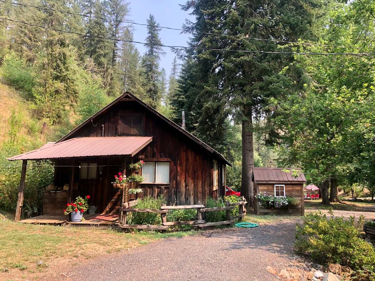 Restored Historic Miner’s Cabin