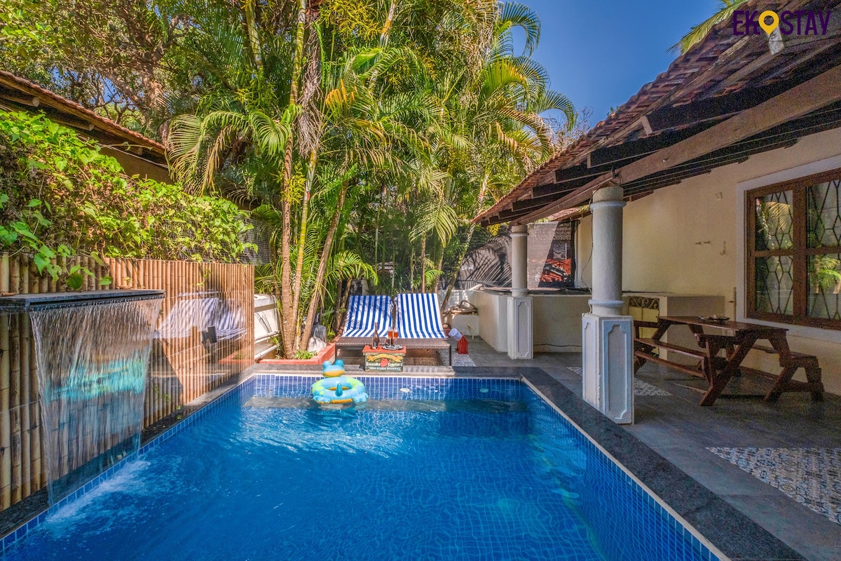 Charming Rustic 3BHK Pool Oasis Villa Ekostay Gold