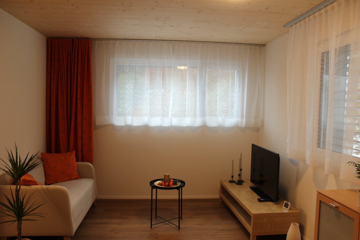 全新单间公寓，位于祖奇维尔（ Zuchwil ）的一处安静的中心位置