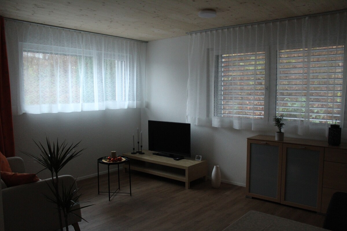 全新单间公寓，位于祖奇维尔（ Zuchwil ）的一处安静的中心位置