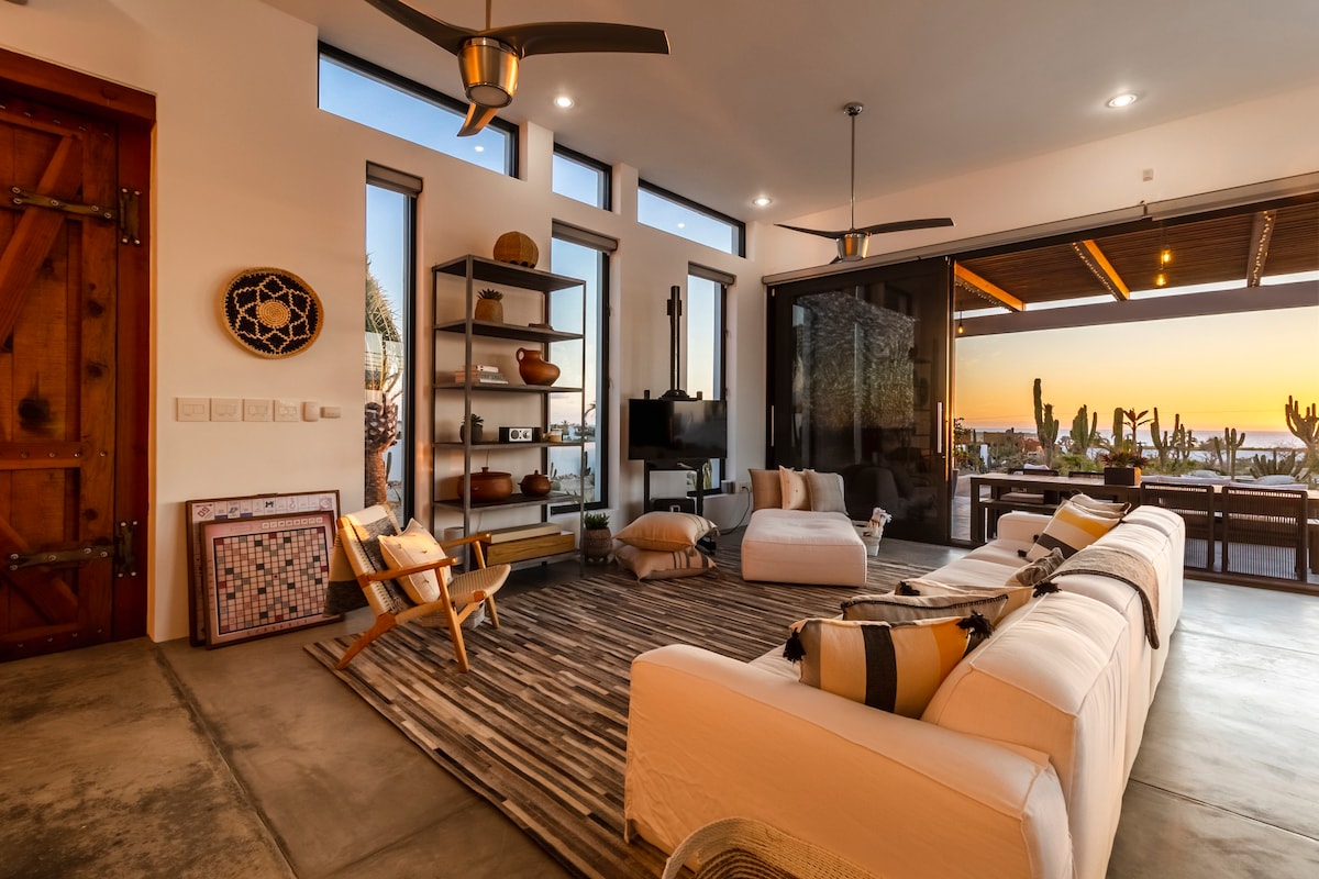 Hidden Leaf Baja~Main House + Casita Luxury Beachside Estate