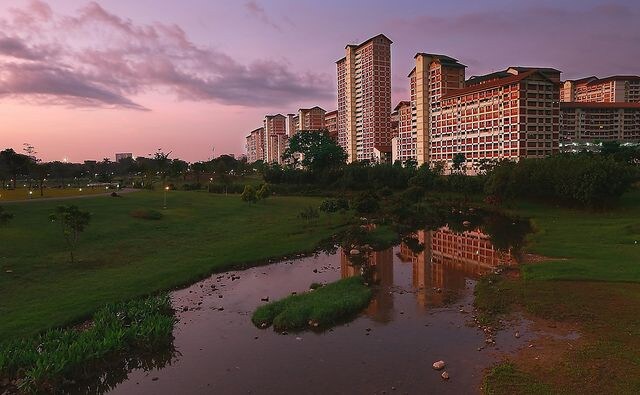 在碧山街（ BISHAN St. ）每天欣赏日落2卧/2卫