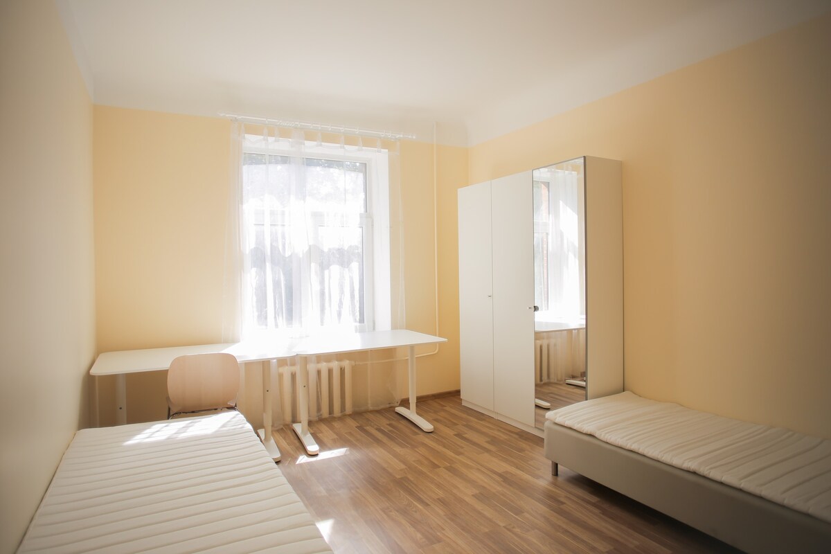 Room #2 (bed 1) at Valdemara - Cosy room in Riga