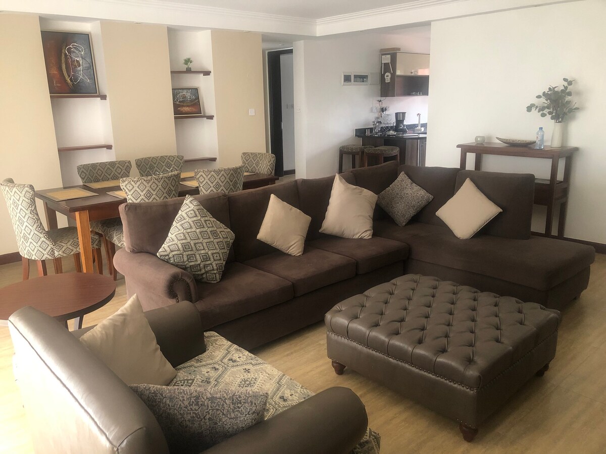Kilimani地区迷人的2卧室服务式公寓