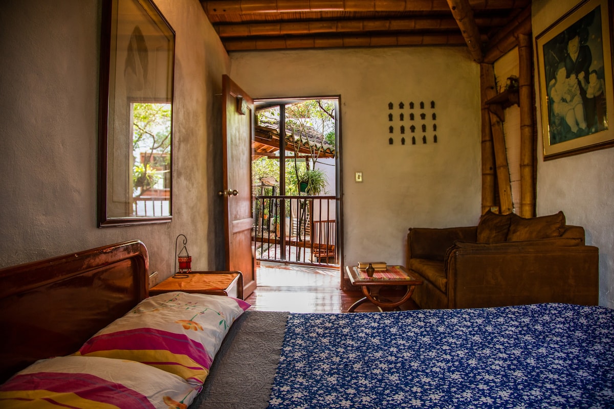 Habitación doble en casa de campo tradicional