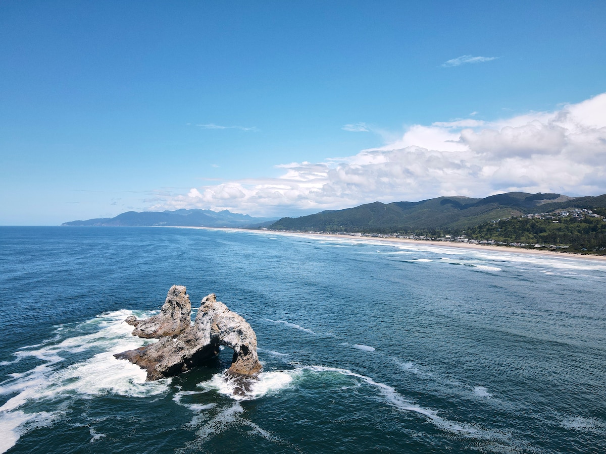 The Rocky Whale - a pet friendly beach cottage.