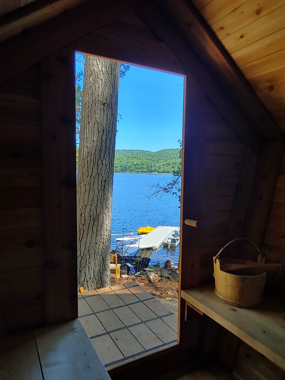 The "Birdhouse" on Downey Bay of the Ottawa River