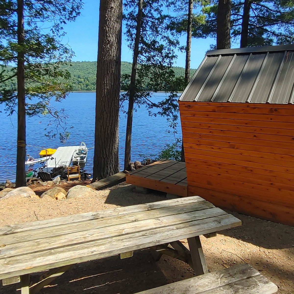 The "Birdhouse" on Downey Bay of the Ottawa River