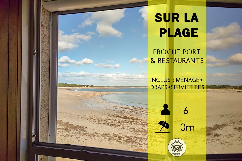 La Maison de la Plage - sea view, port 5', 6 pax