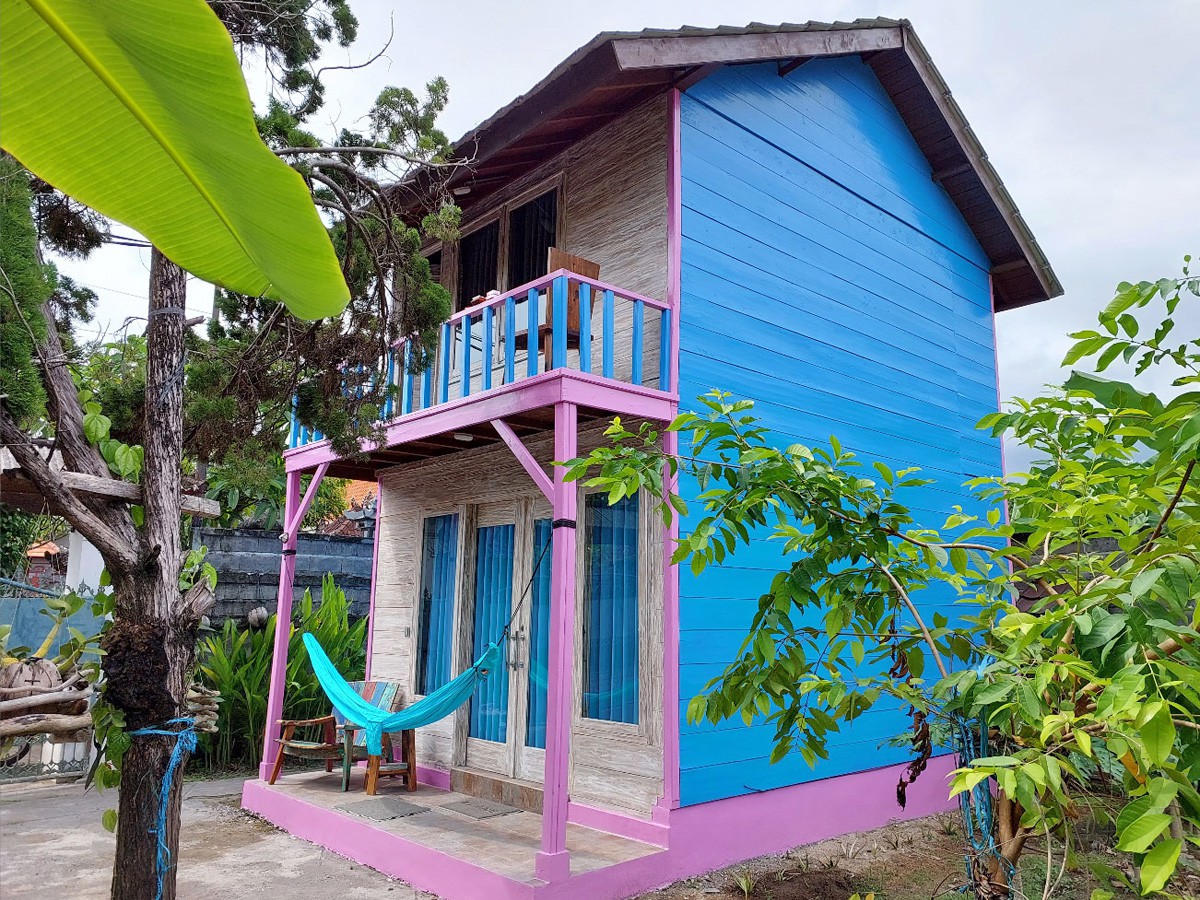 距离沙滩仅几步之遥的Tiny Wood Dream House - Blue