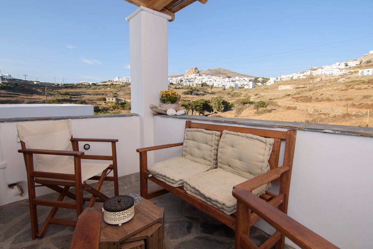 Villa Halkios Amorgos -单间公寓2号