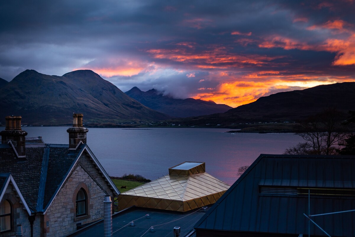 拉赛岛酿酒厂（ Isle of Raasay Distillery ）景观标准双人床客房