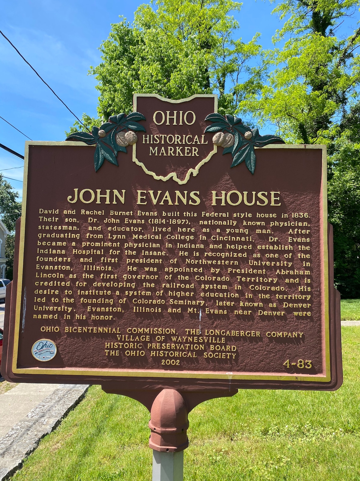 John Evans House历史地标3号房间