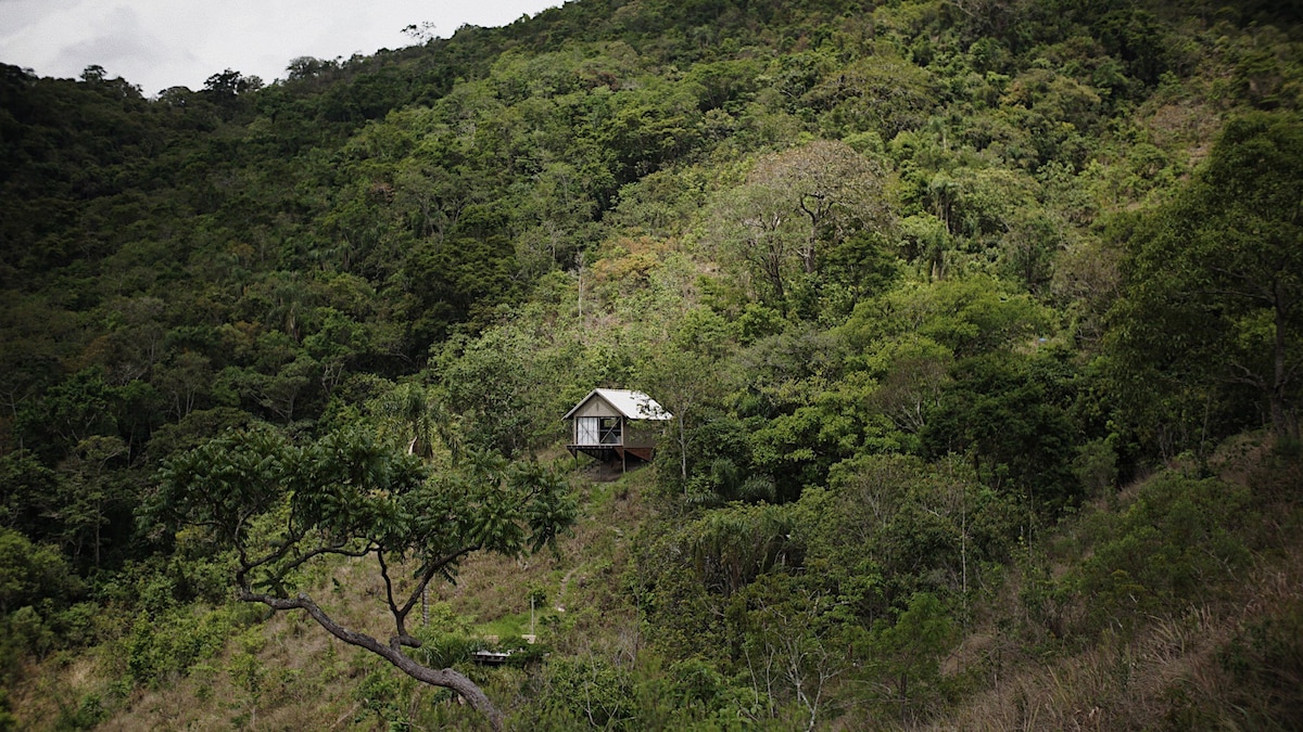 Cabana Morro Acima ，一个与世隔绝的地方。